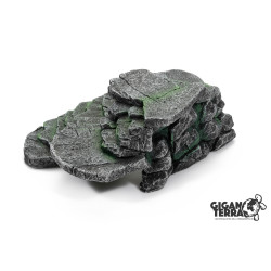 Aquatic turtle platform black (L)  30x24x12cm